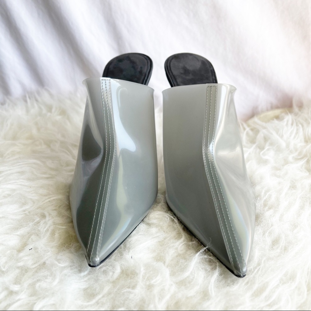 NEW Yeezy Season 8 PVC Wedge Mule Pumps 39 - Picture 6 of 7